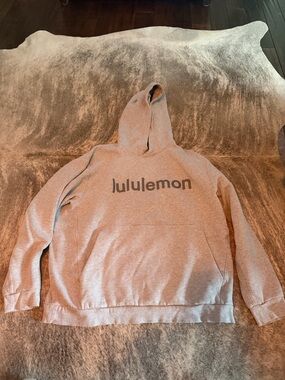 lululemon athletica Heather Gray Logo Hoodie NHL New York Rangers